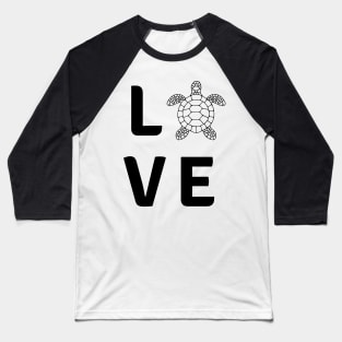 I love Sea Turtles Baseball T-Shirt